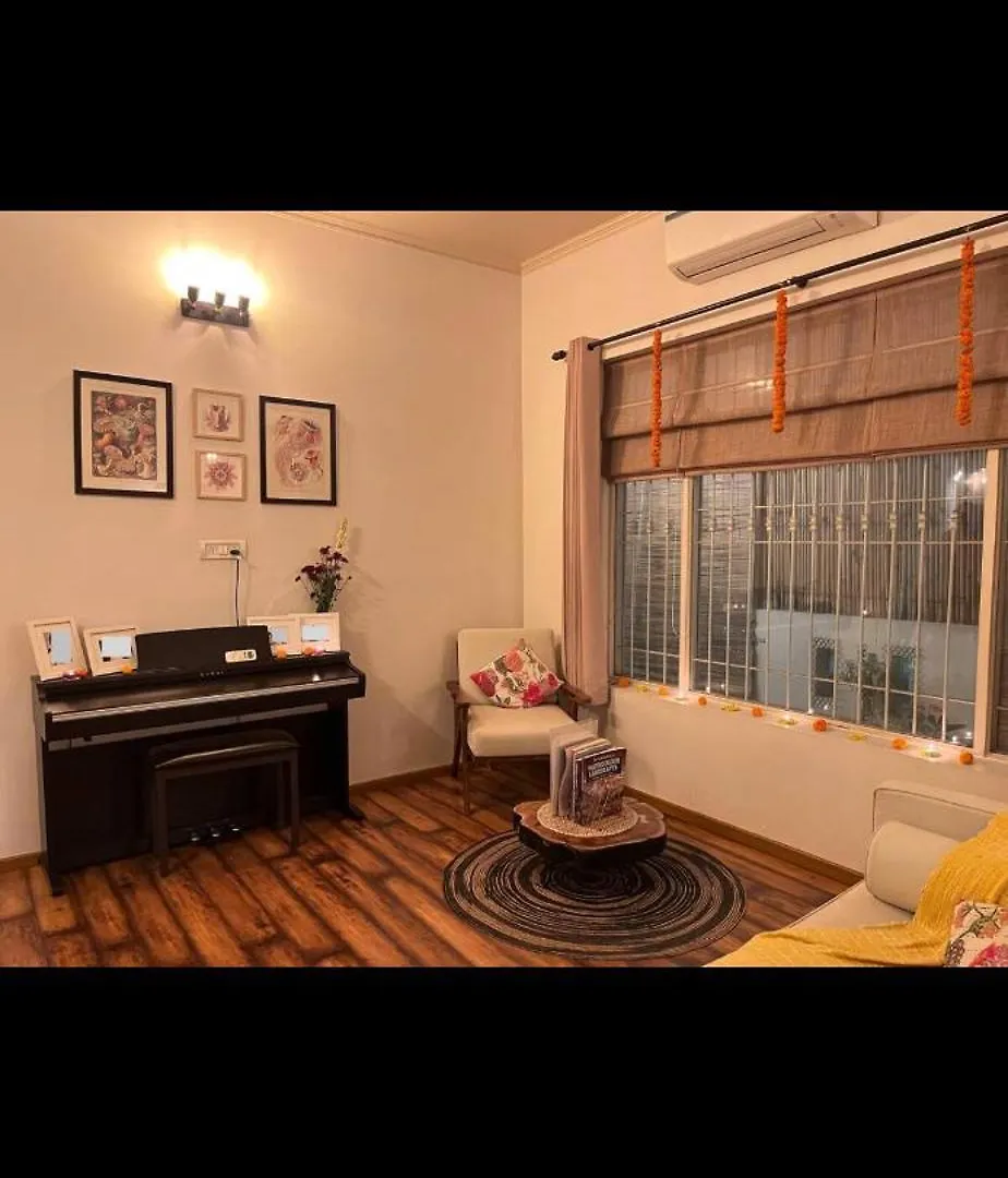 Apartmán Charming 2-Bed, Wfh Friendly Flat Near Airport Gurgáon Indie